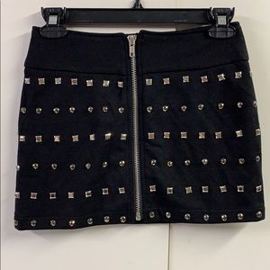 Forever 21 studded knit mini skirt
